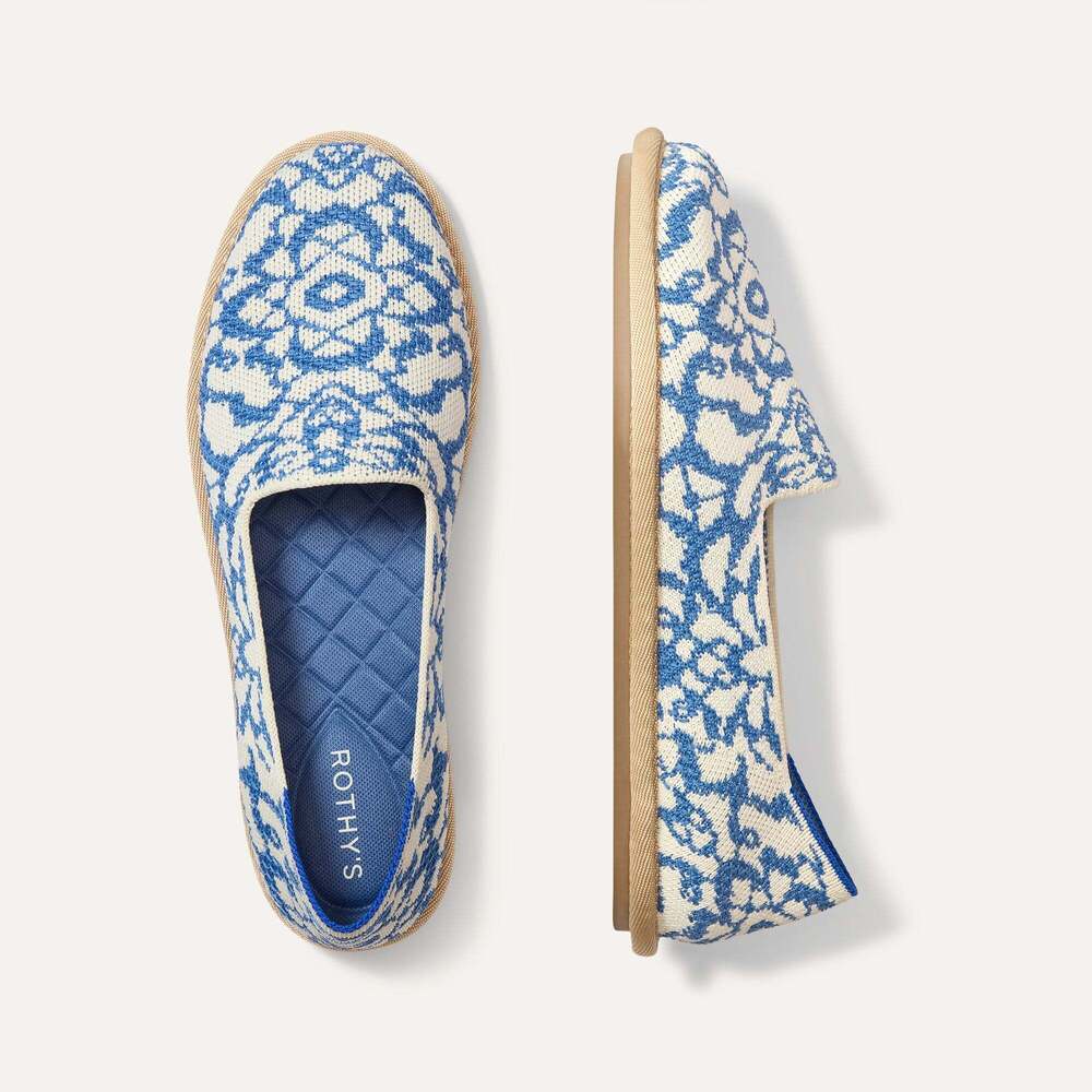 Rothy's The Cruiser Loafer - Marine Bloom Size 10.5